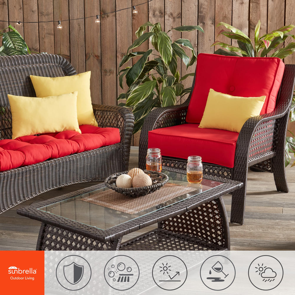 Greendale Home Fashions seat cushion edge cording for reinforced durability and style