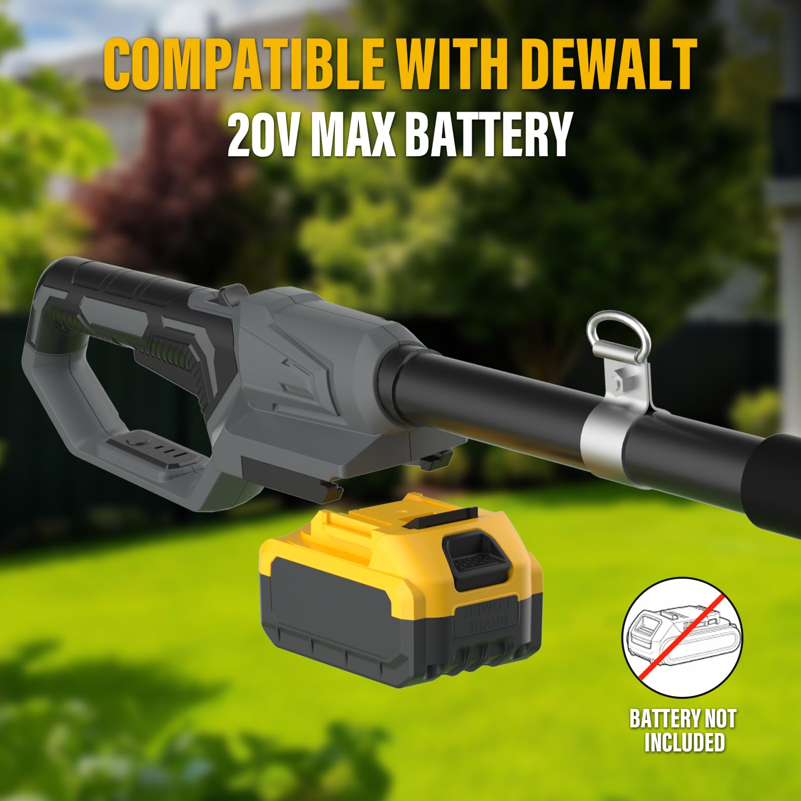 GREENFURY chainsaw head with automatic oiler for continuous lubrication and longer chain life