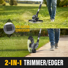 GREENFURY adjustable handle detail, illustrates ergonomic rotation and user comfort