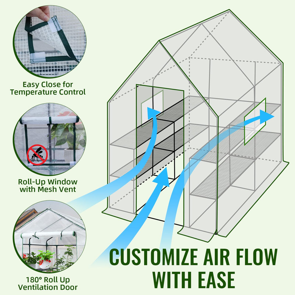Greengro PE cover detail showing reinforced grid and waterproof protection