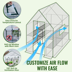 Greengro PE cover detail showing reinforced grid and waterproof protection
