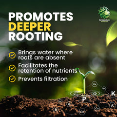 GreenGro mixed into topsoil as a top-dress to improve soil structure