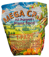 Greenleaf bottle front packaging showing Mega Crop for simplified feeding