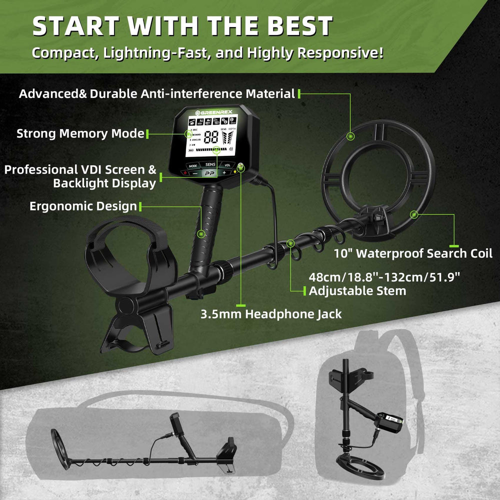 GreenRex waterproof 10-inch IP68 coil close-up for larger coverage and wet environments