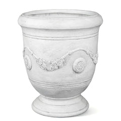 Greens Word front view urn planter showing elegant classic shape and curb appeal