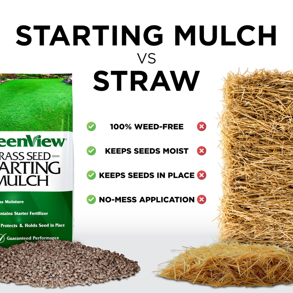 GreenView hand spreading pellets for easy, even lawn coverage