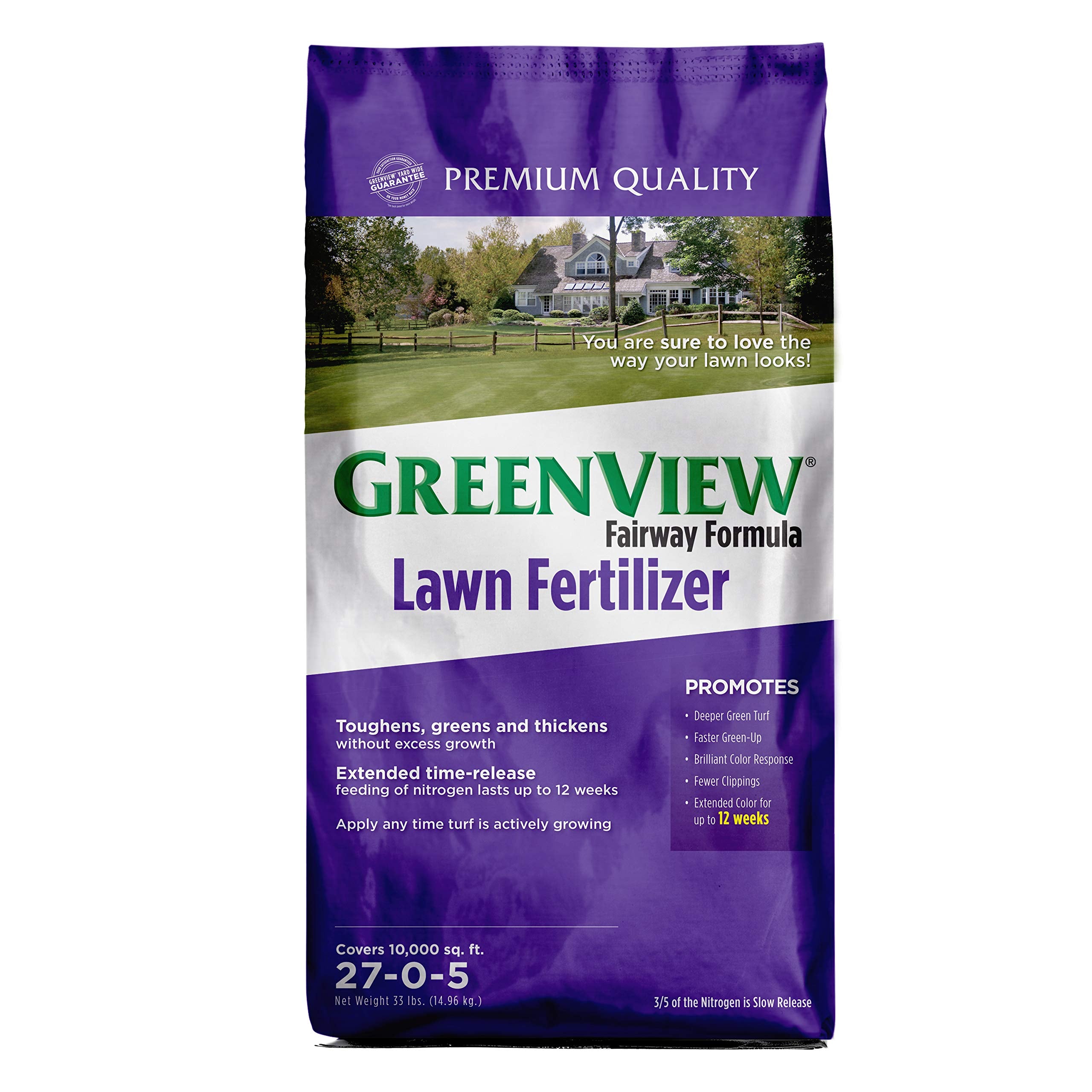 GreenView front packaging showing product and coverage benefits