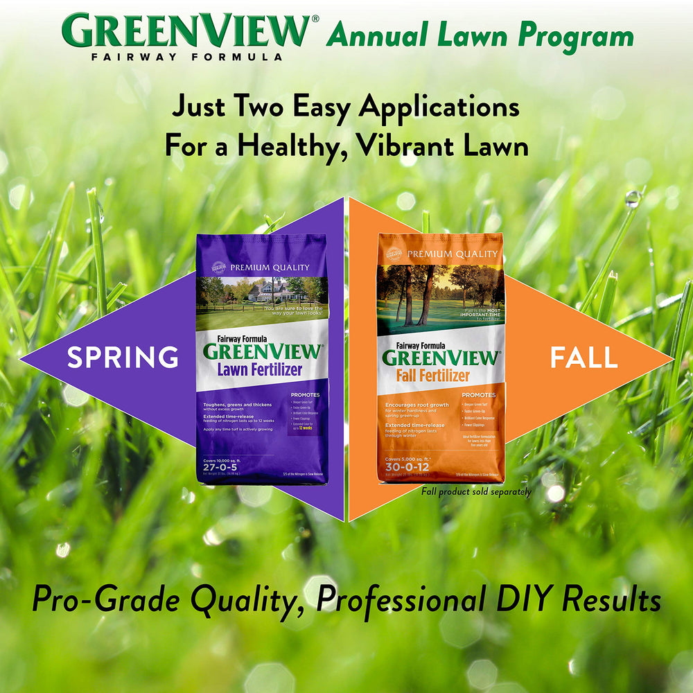 GreenView bag beside ruler showing 33 lb size and easy handling