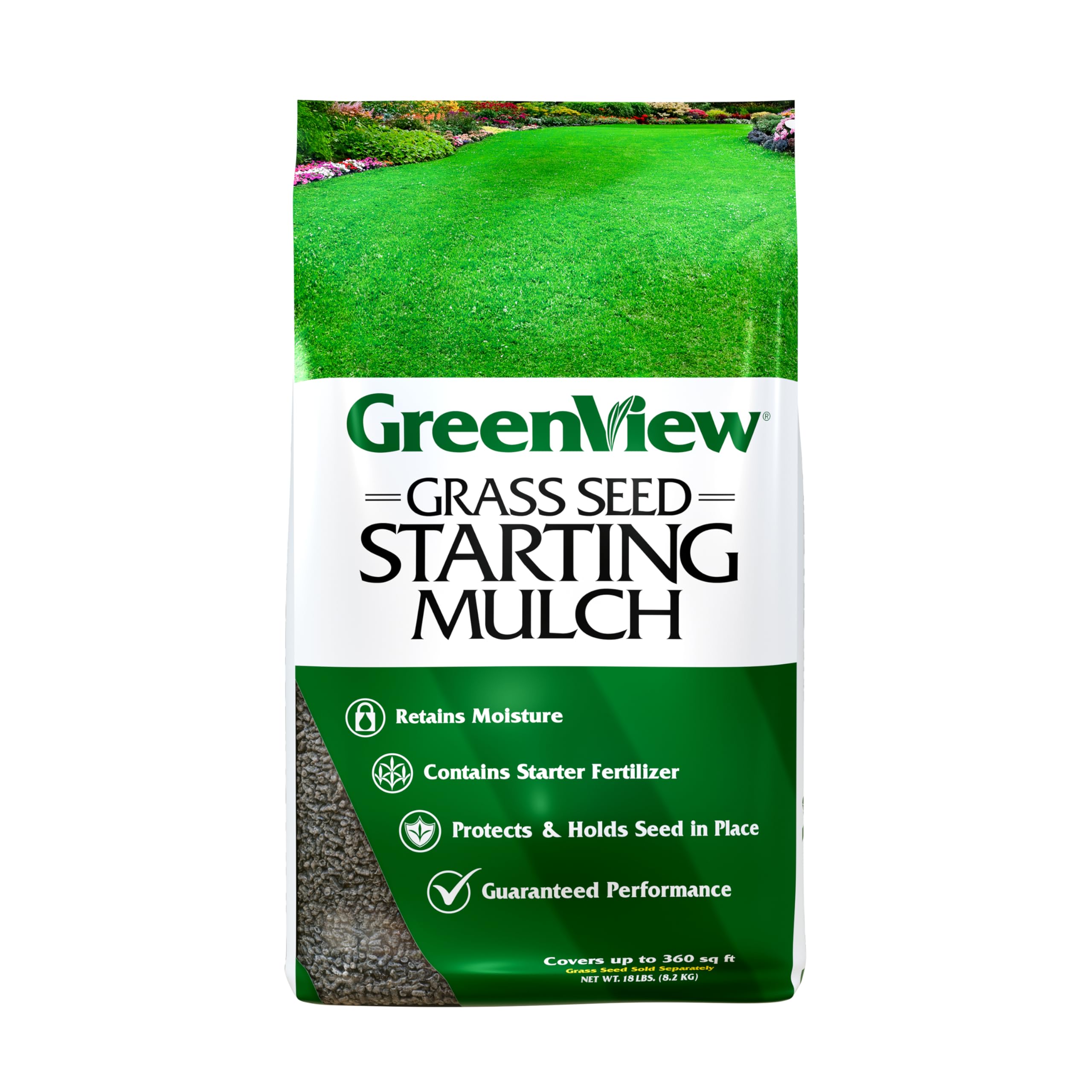 GreenView bag front view showing product branding and weight benefit