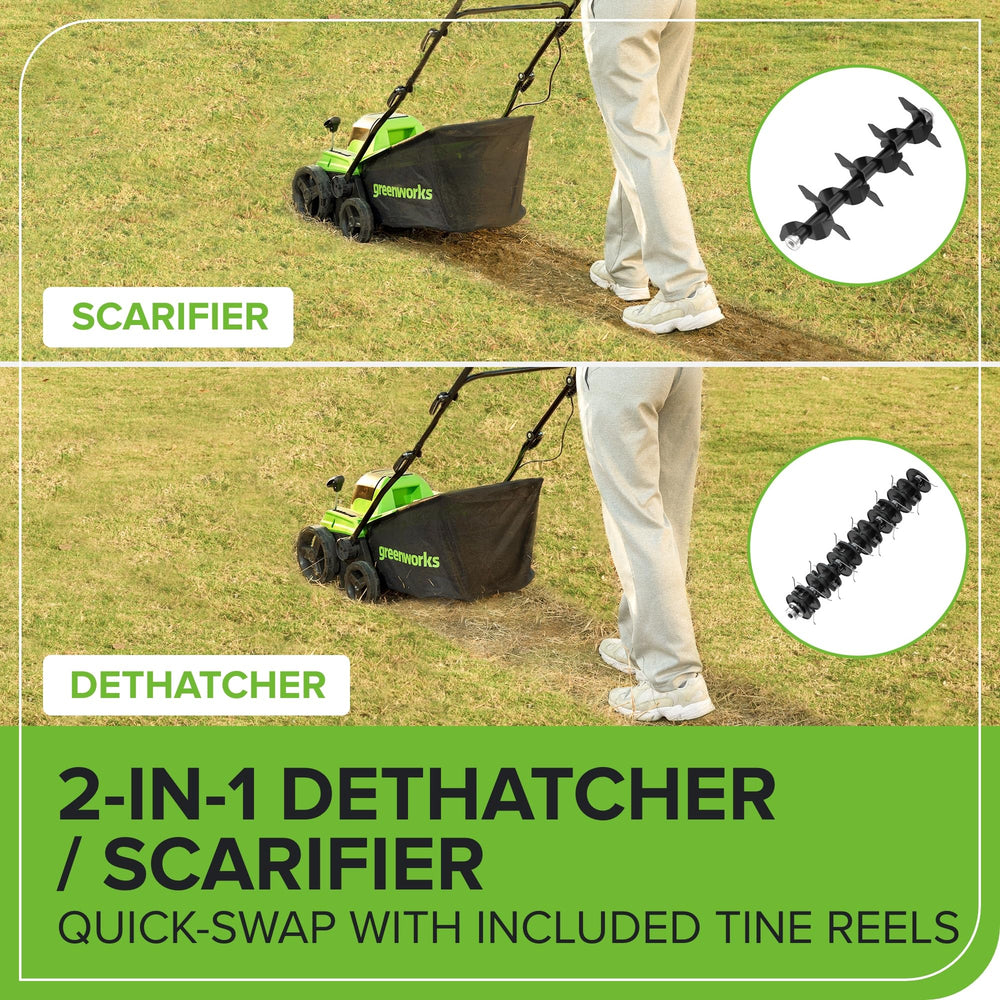 Greenworks 40V side profile emphasizing lightweight maneuverability