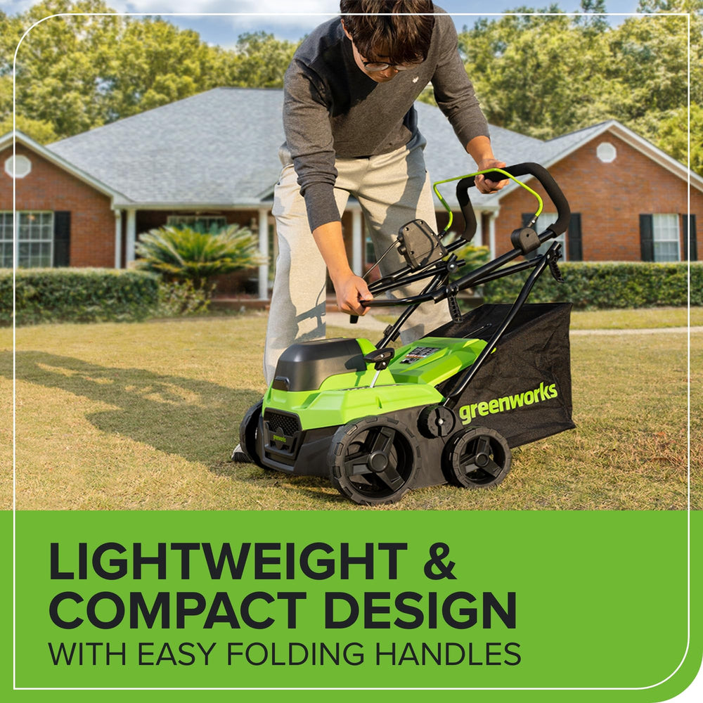 Greenworks 40V stainless tines macro for durable, long-lasting performance