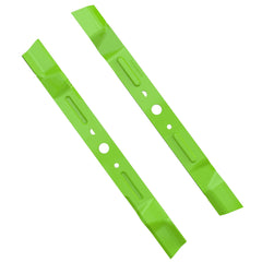Greenworks blade front view showing steel edge and fit for precise cutting