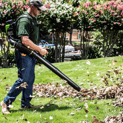 Greenworks harness and backpad for comfort and even weight distribution benefit