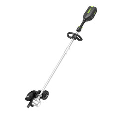 Greenworks edger front profile showing compact design and control benefits