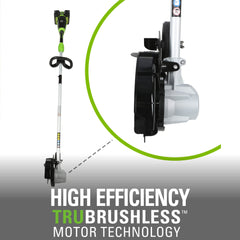 Greenworks two 4.0Ah batteries and dual charger showing quick recharge benefit