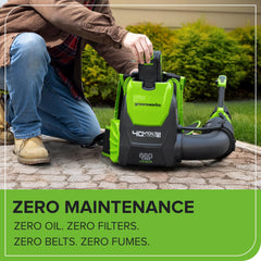 Greenworks 5.0Ah battery and 5A charger kit for extended runtime and quick charging