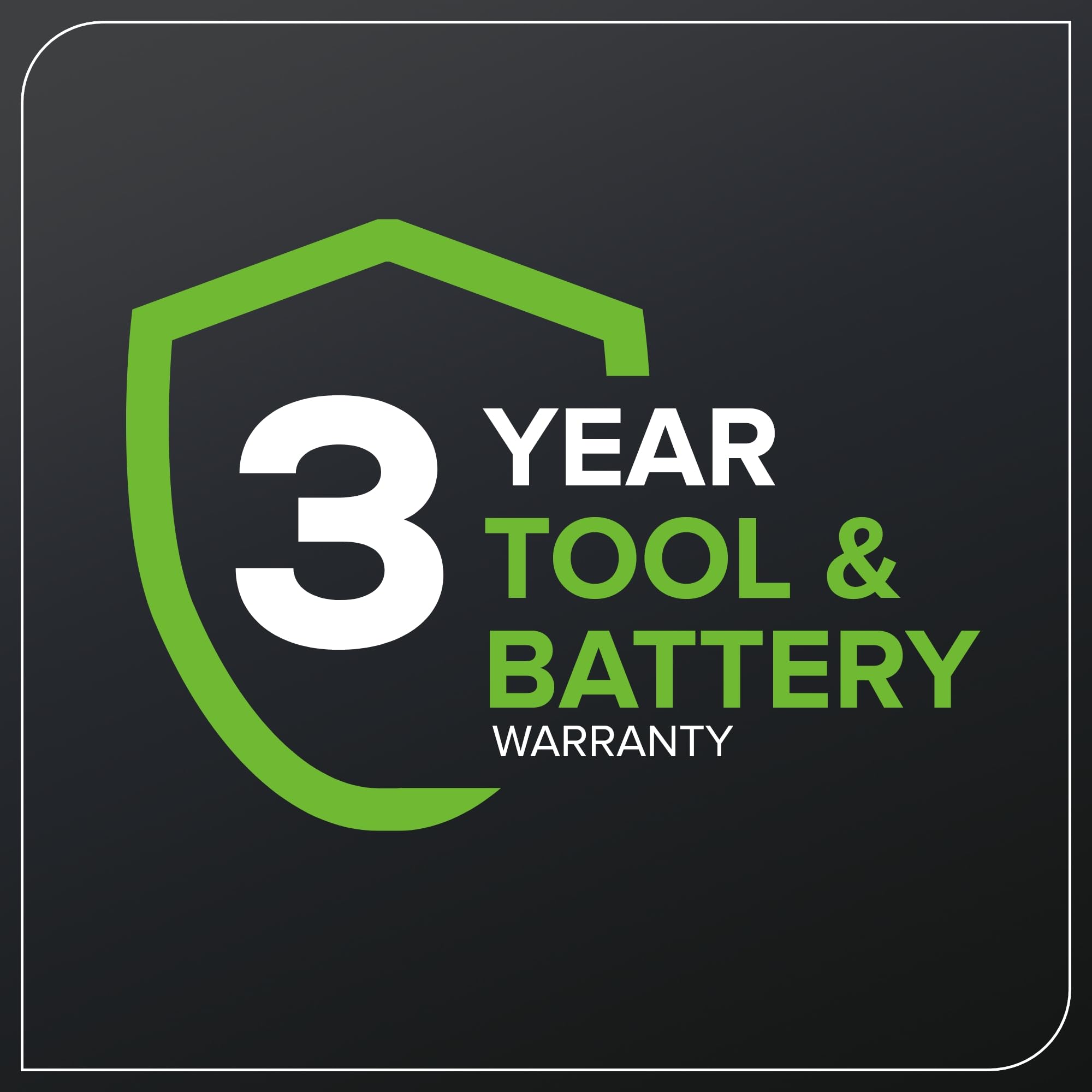 Greenworks packaged kit with charger and accessories for ready-to-use benefit