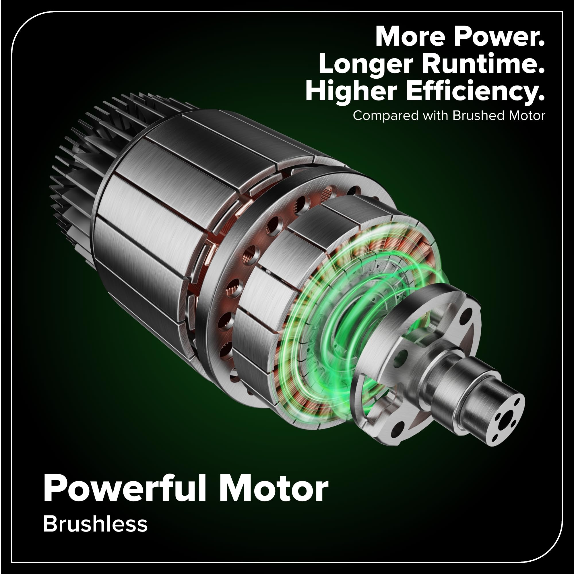 Greenworks automatic oiler pump detail demonstrating consistent chain lubrication benefit