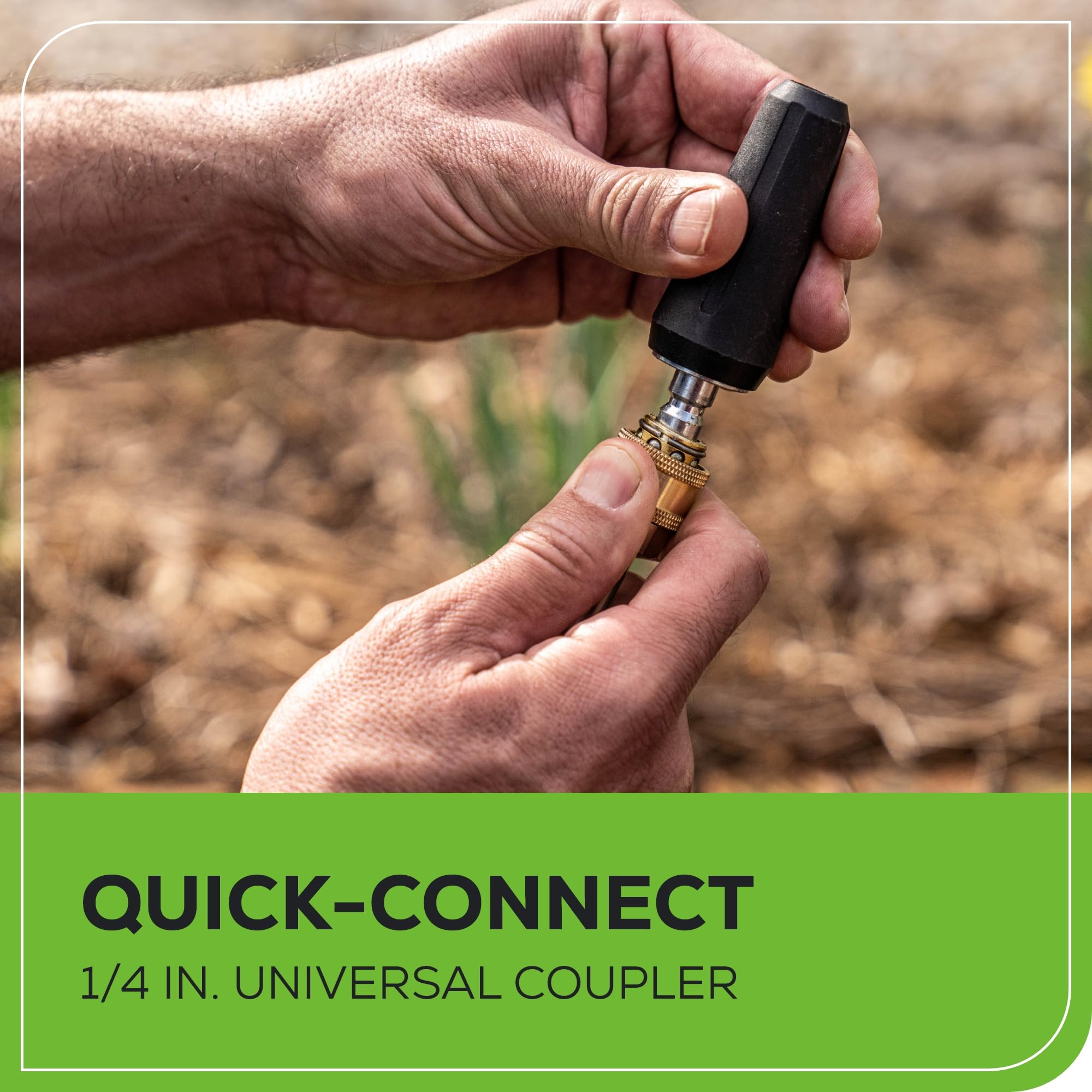 Greenworks spray gun used cleaning driveway showing power and efficiency