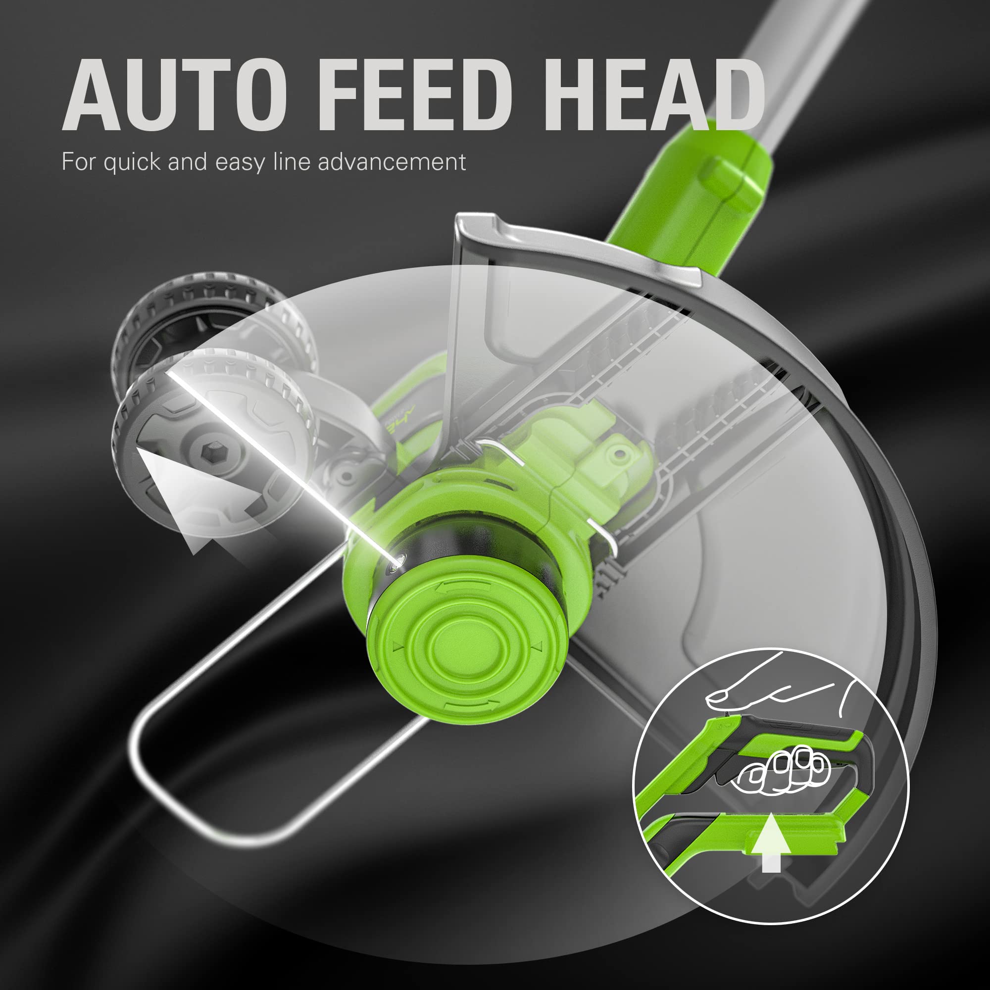 Greenworks weight comparison demonstrating lightweight reduced fatigue