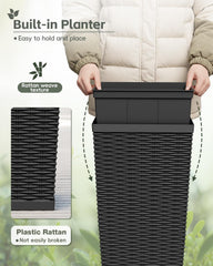 Greesum close-up of rattan-like texture showing premium woven appearance