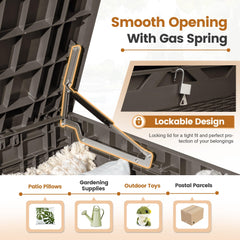 Greesum lid open revealing 100 gallon interior that organizes gear