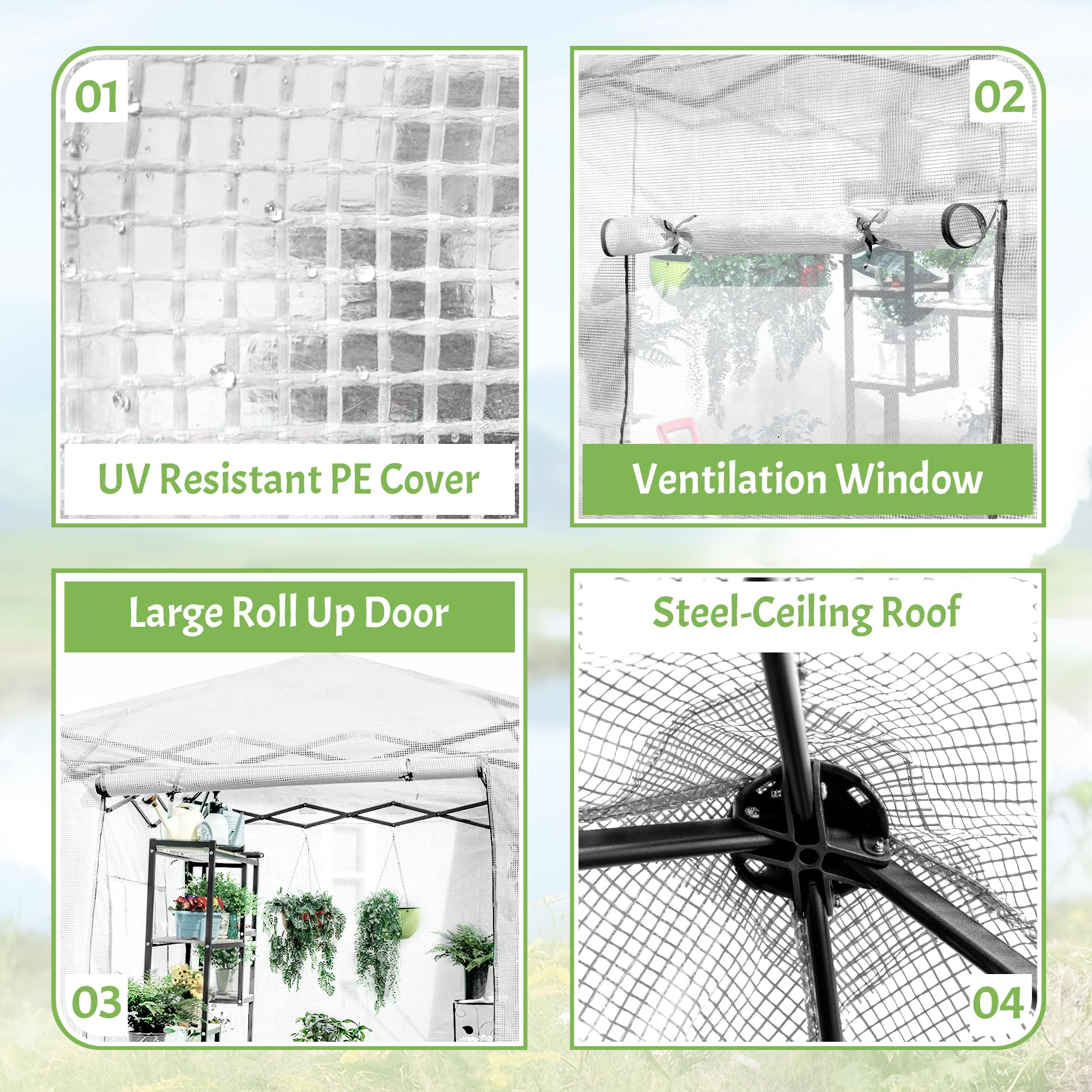 Greesum adjustable mesh vent window showing airflow control benefit