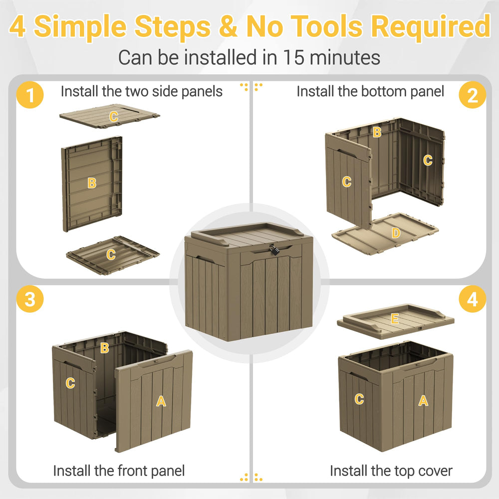Greesum boxed with tool kit and manual showing easy assembly advantage