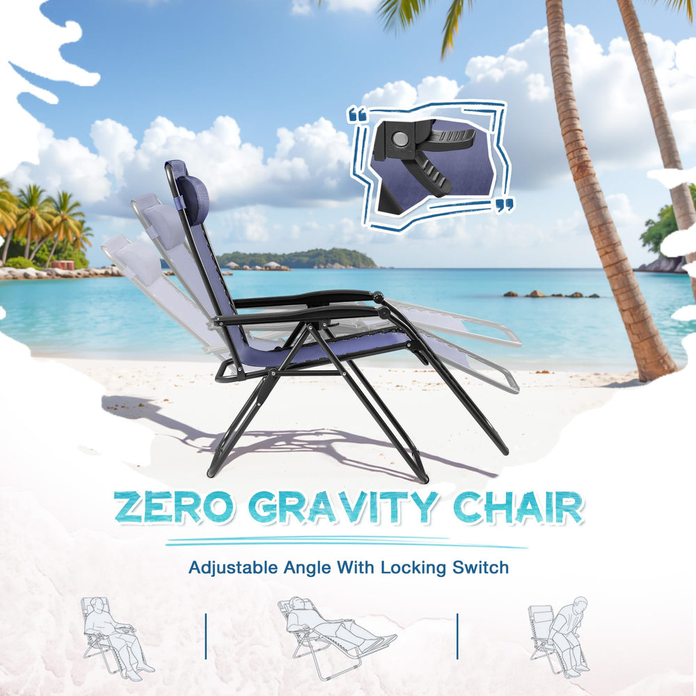 Greesum side profile showing zero gravity recline and locked angle support