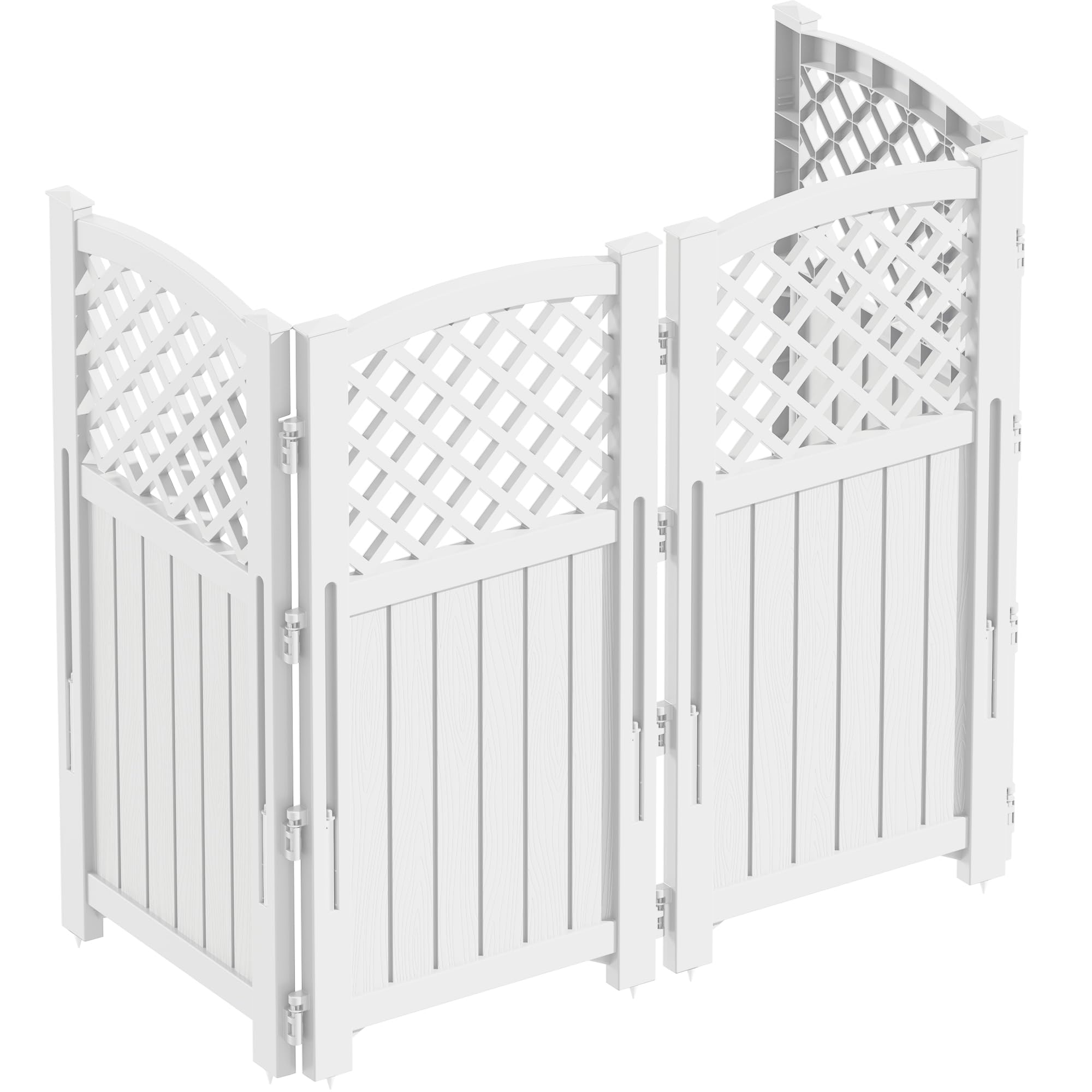 Greesum screen next to garbage bins illustrating coverage and proper sizing