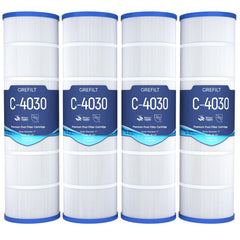 Grefilt front view of 4-pack C4030 cartridges showing packaging and branding benefits