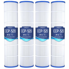 Grefilt front packaging of 4-pack CCP520 showing product and benefits