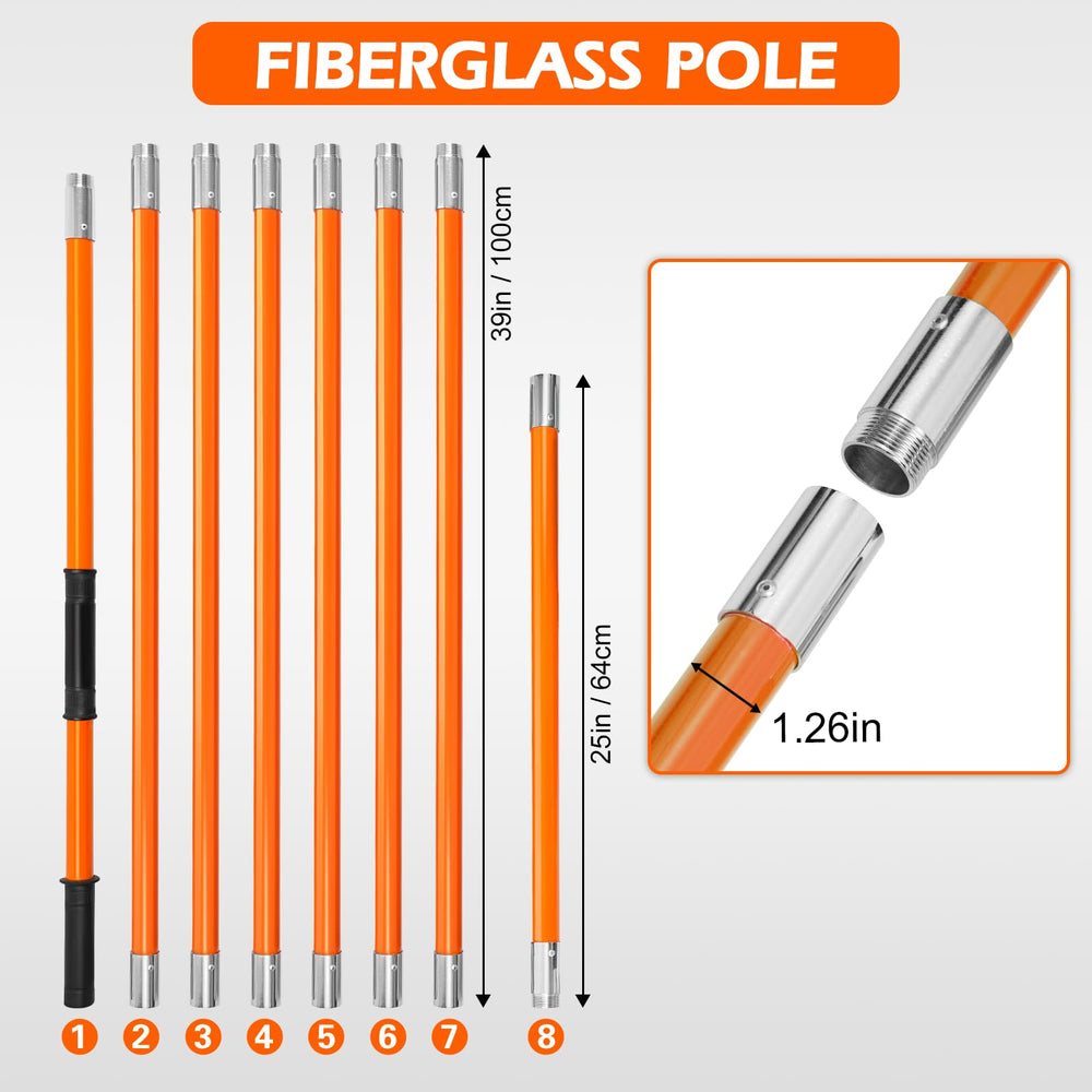 grefinity pole saw beside a person illustrating scale and ergonomic handling