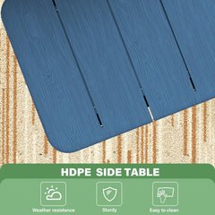 GREFORG close-up of tabletop texture highlighting weatherproof HDPE surface and easy cleaning
