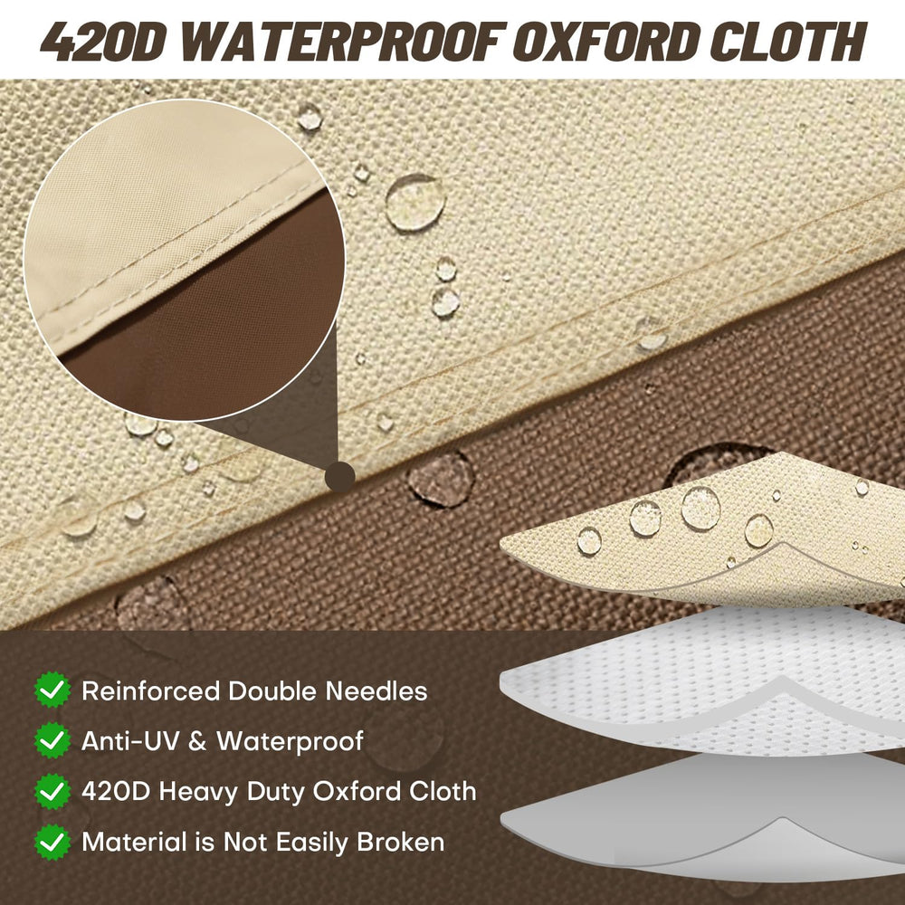 GREHABOR bottom buckles securing cover for stable protection
