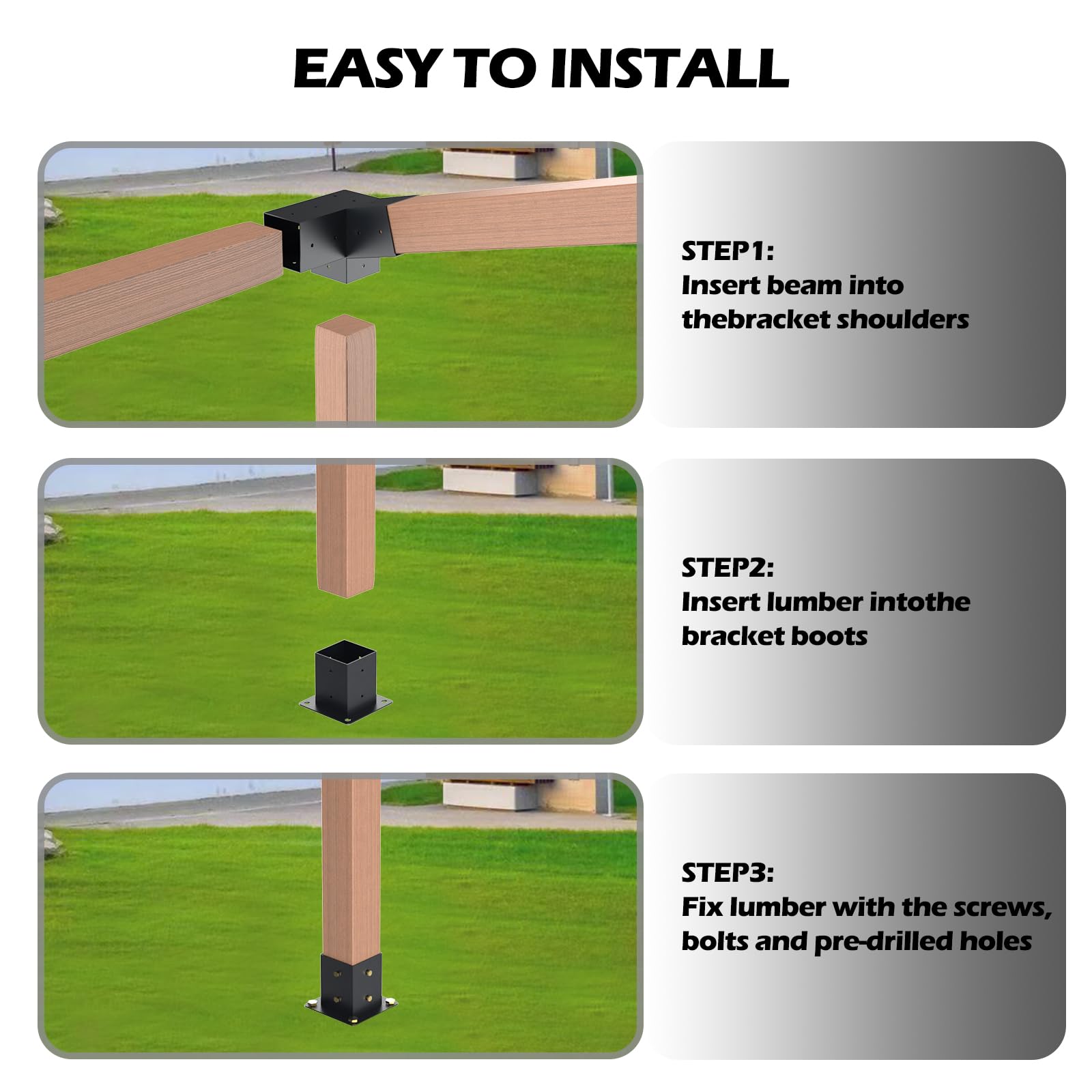 Grehitk side profile showing 15° slanted angle for efficient water runoff