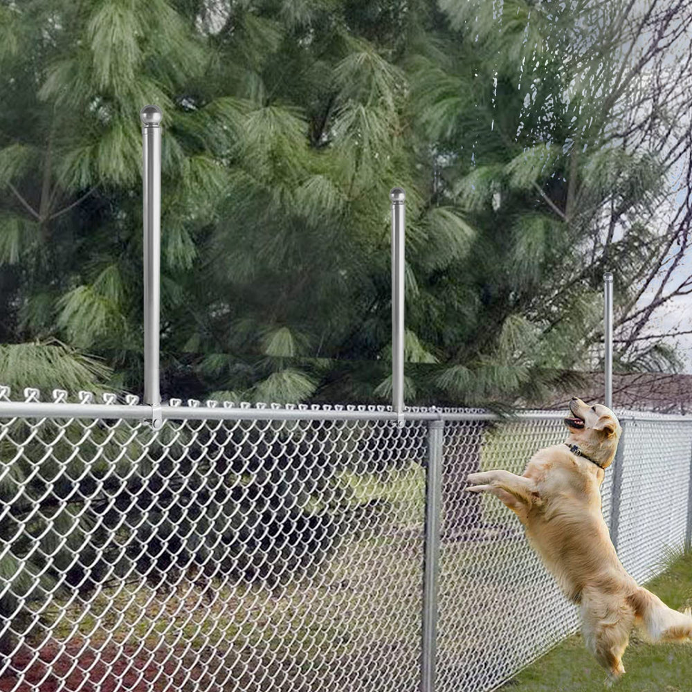 GRELWT side profile illustrating full 25.2-inch extension height added to fence