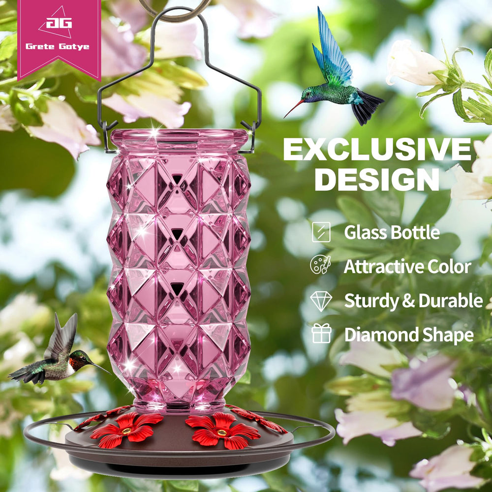 Grete Gotye close-up of diamond glass texture highlighting durable, nonfading finish