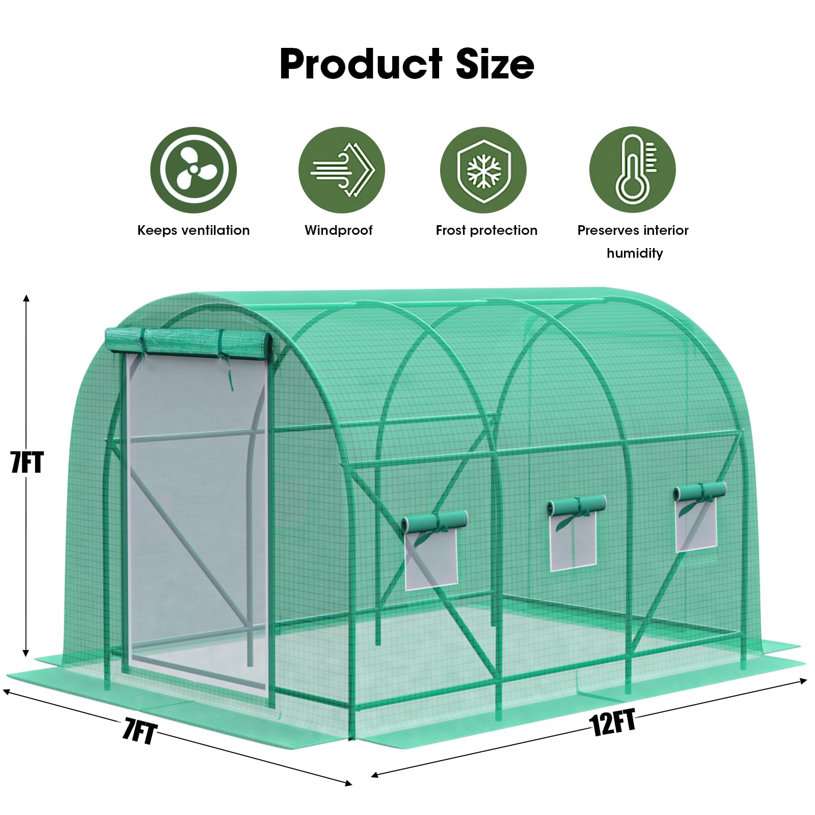 Grezone mesh door zipper detail displaying dual-door airflow control benefit