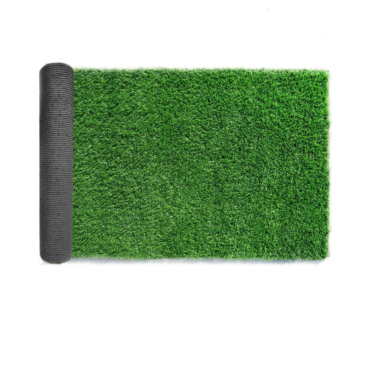 Griclner front view artificial grass turf showing full mat and realistic look, improves outdoor aesthetics