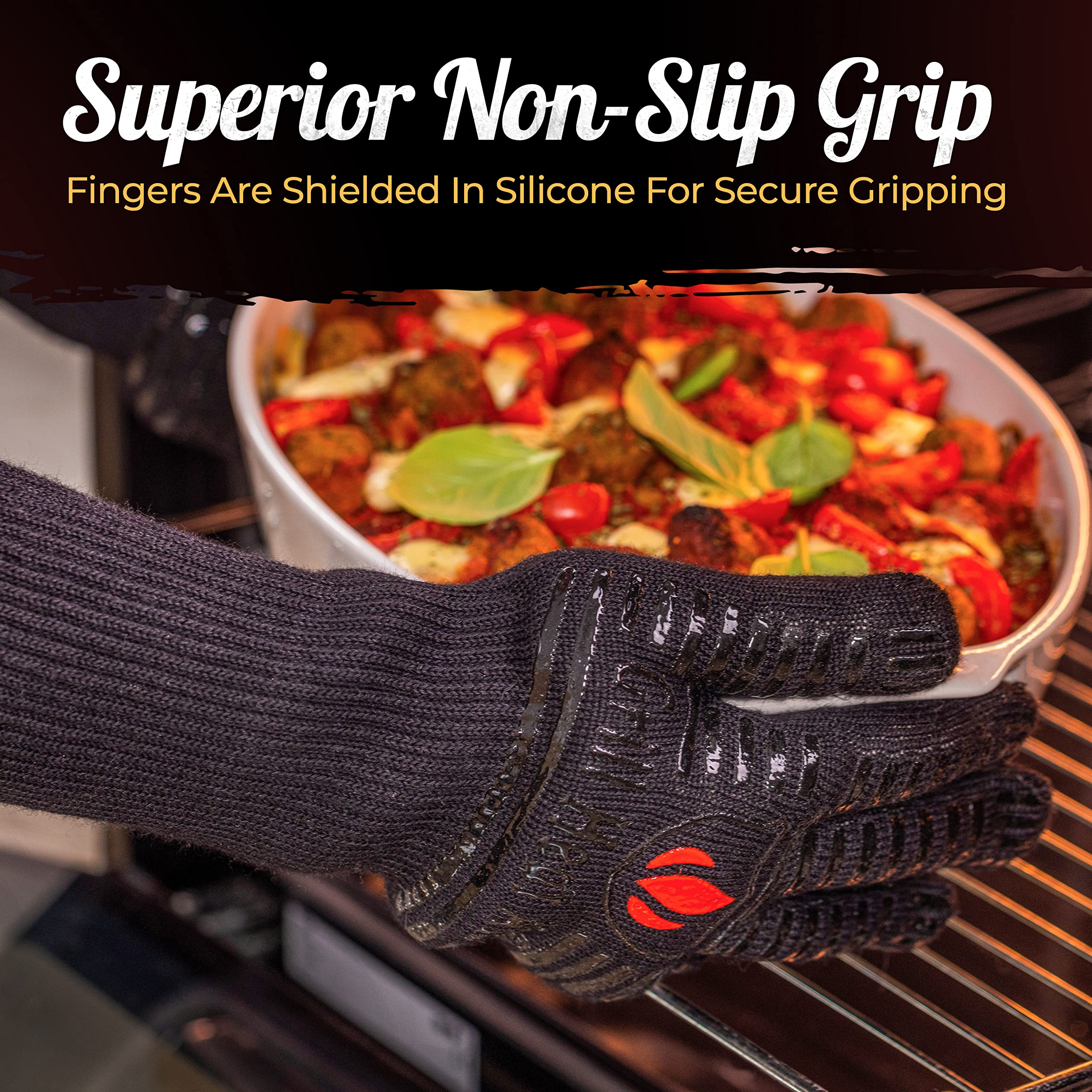 Grill Heat Aid size comparison chart demonstrating correct fit for comfort