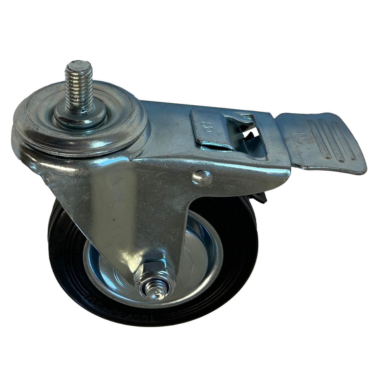 Grill Parts For Less Blackstone caster installed on griddle cart demonstrating easy replacement