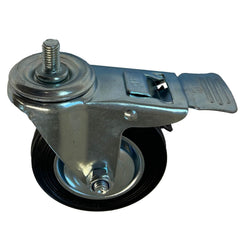 Grill Parts For Less Blackstone caster installed on griddle cart demonstrating easy replacement
