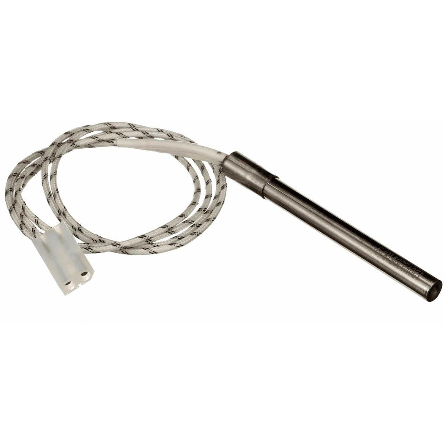 Grill Parts For Less hot rod igniter front view showing cartridge and lead for easy replacement
