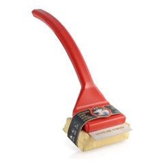 Grill Rescue front view showing bristle-free brush and packaging for safe cleaning