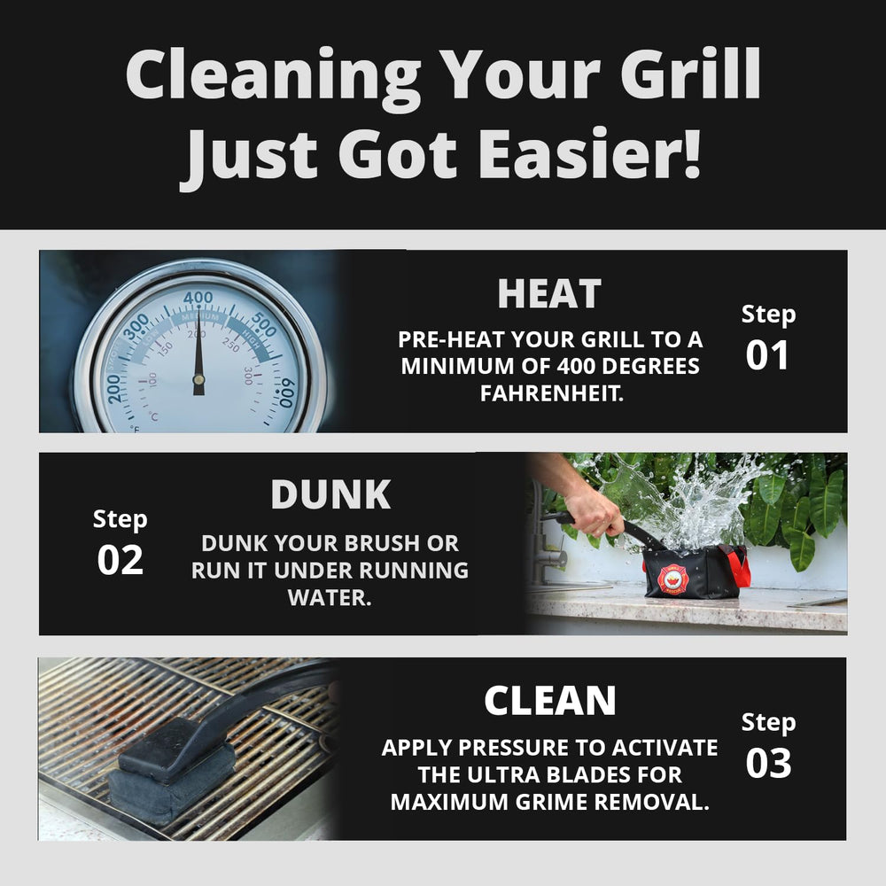 Grill Rescue head held in hand showing scale and simple replaceability benefit