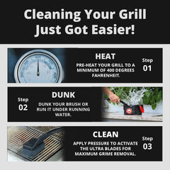 Grill Rescue head held in hand showing scale and simple replaceability benefit