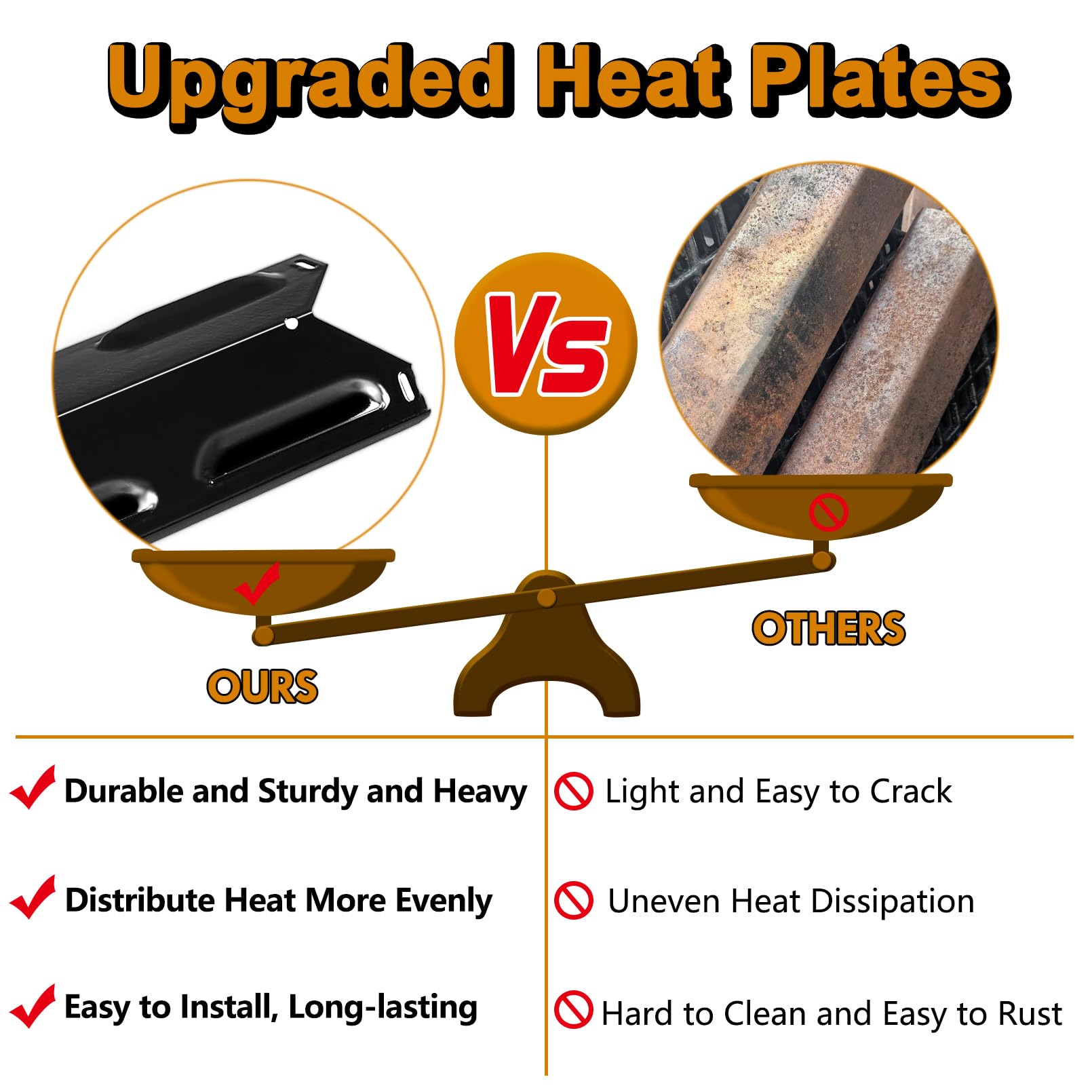 Adjustable Grill Valueparts carryover tube displayed extended and collapsed for correct alignment
