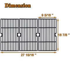 Grill Valueparts close-up of enamel surface highlighting rust resistance and durability