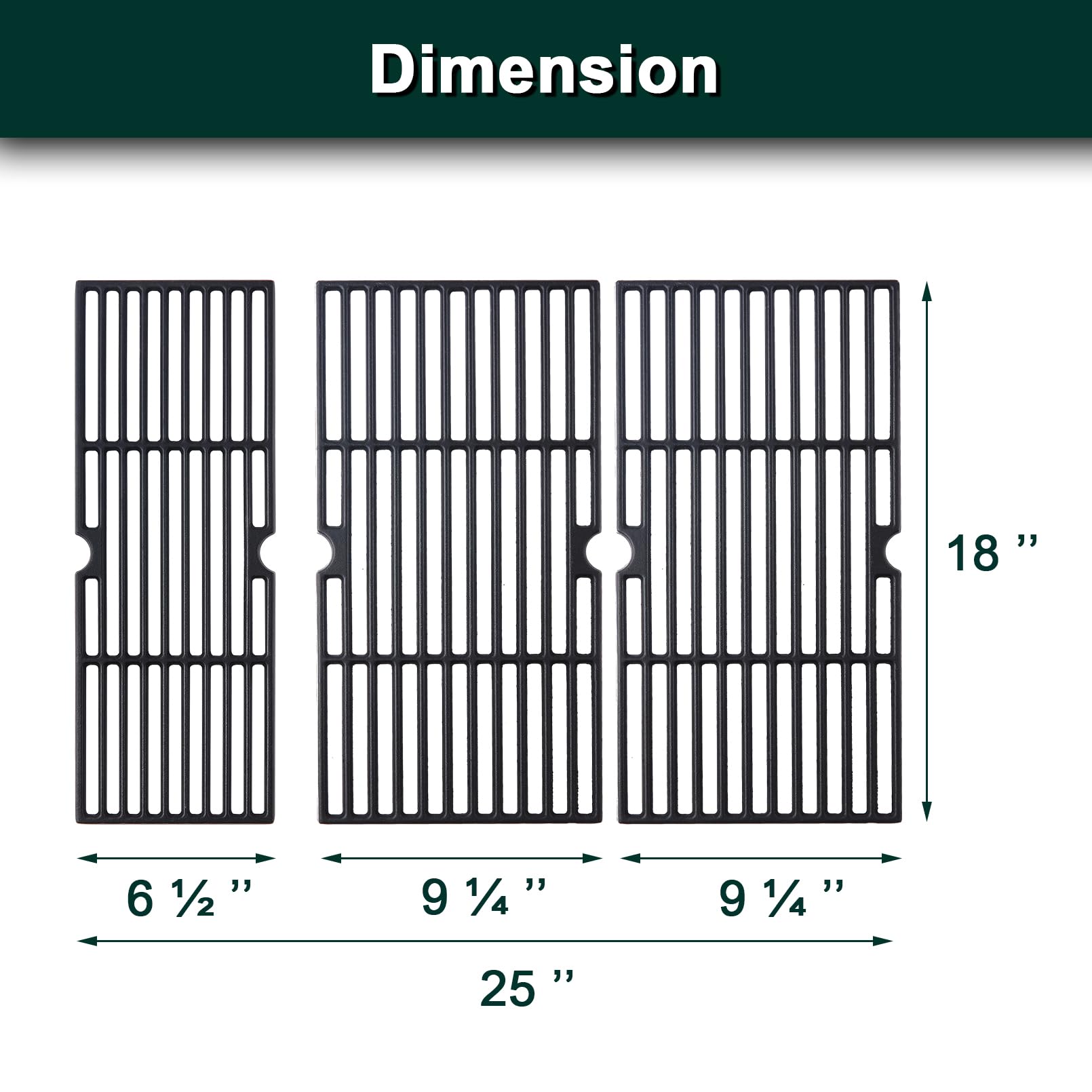 Grill Valueparts close-up of enamel coating showing rust resistance and durability